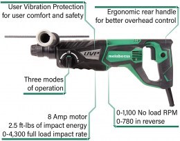 Rotating hammer, 1-18 METABO1